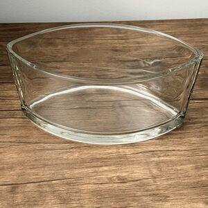 Unique Eye/Boat Clear Glass Bowl | Tempered Glass | Multiple Uses|